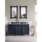 James Martin Vanities Brittany 60in Double Vanity, Victory Blue w/ 3 CM Carrara Marble Top 650-V60D-VBL-3CAR - alternate 2